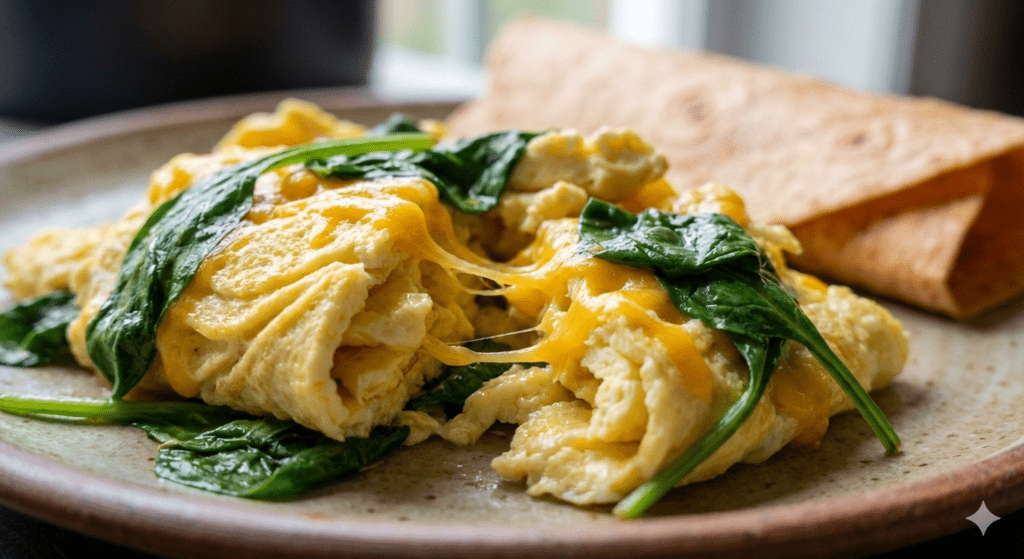 High Protein Egg Breakfast Wrap - blog