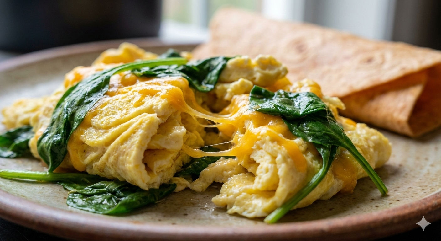 High Protein Egg Breakfast Wrap - blog
